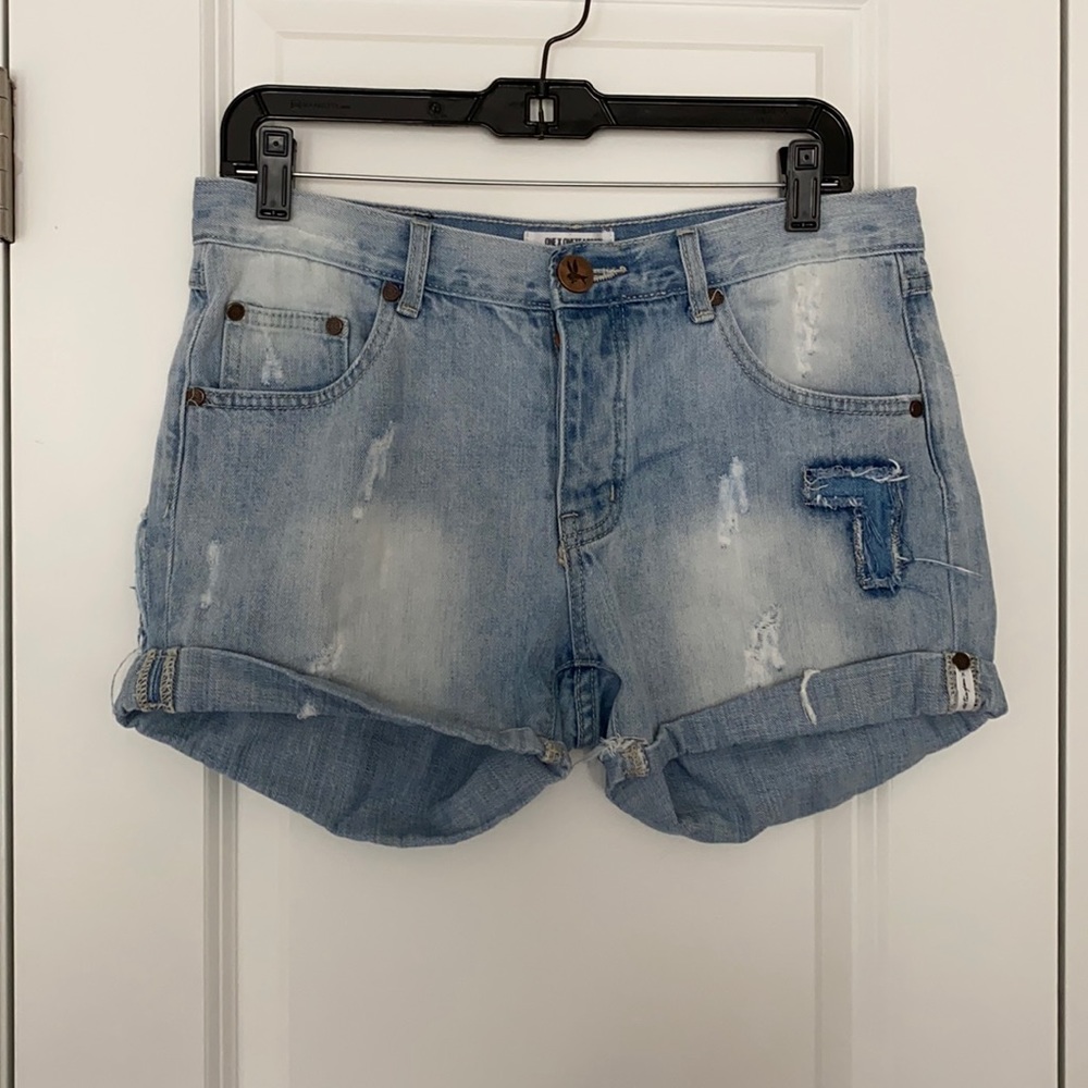 One Teaspoon Chargers sz 27 Blue Powder